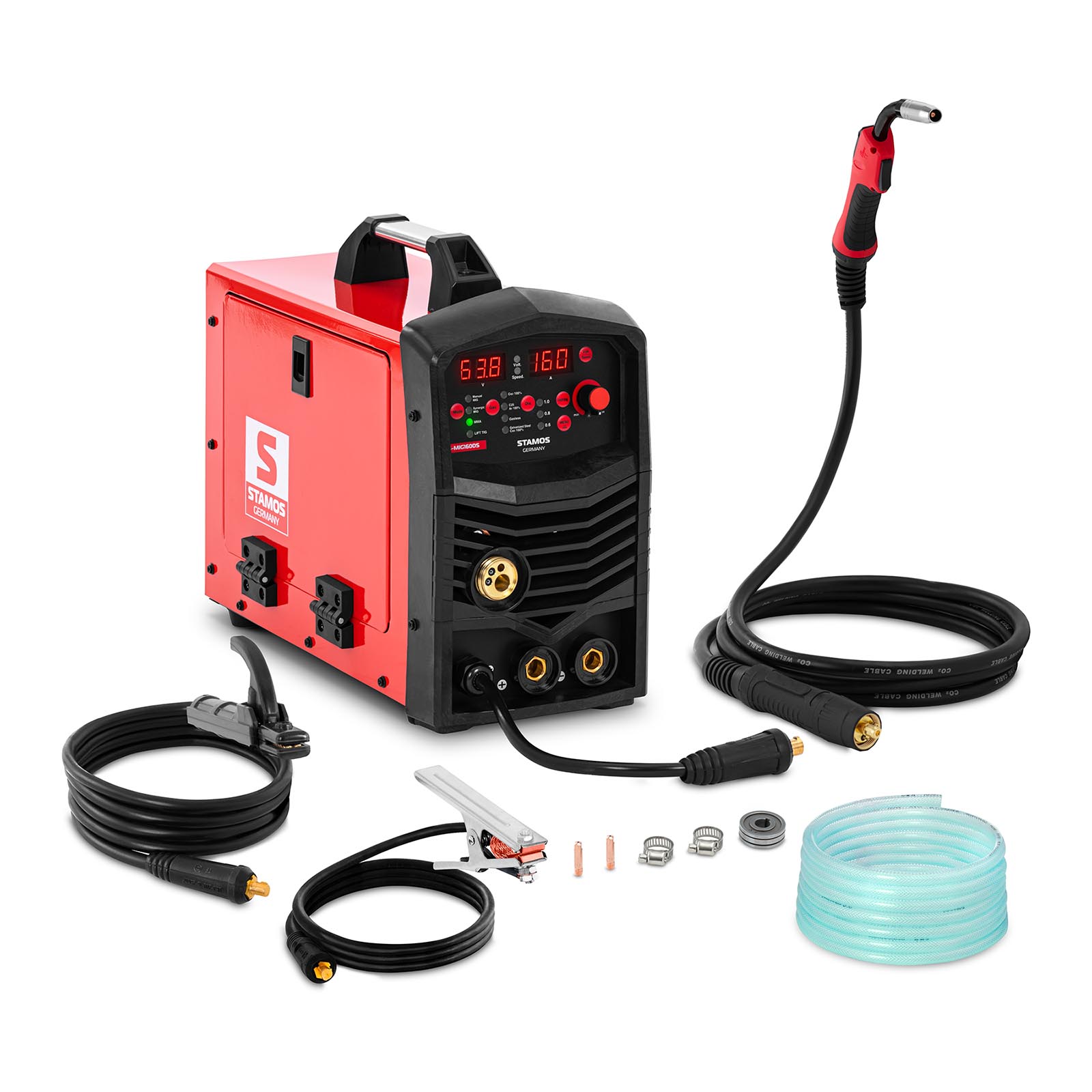 Svářečka MIG/MAG - 160 A - pracovní cyklus 100 % - 230 V - synergie